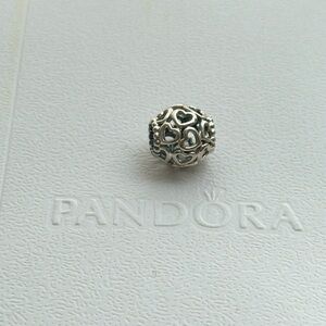 New authentic pandora Lots Of Love  Of Hearts Charm Retired